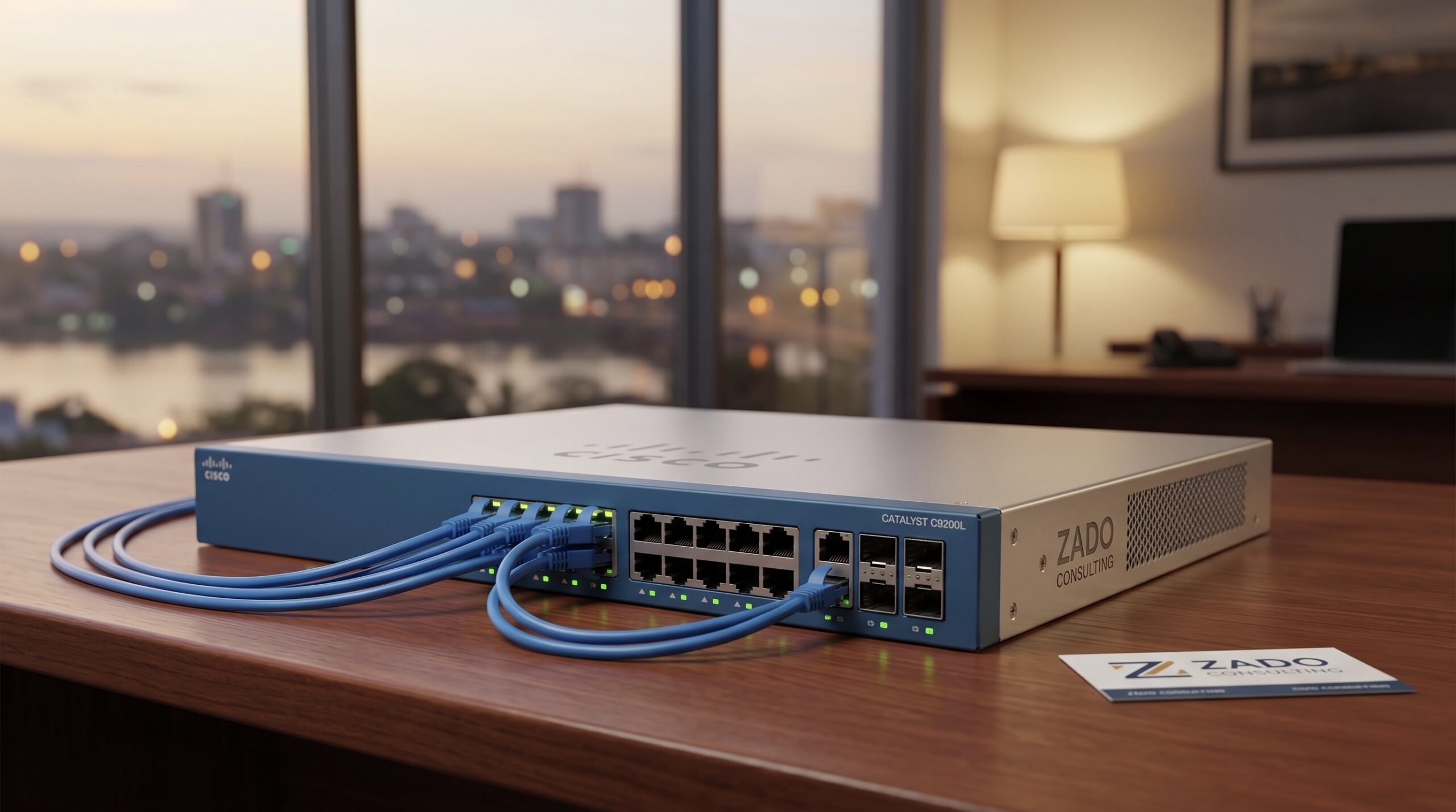 ZADO CONSULTING - Switch Cisco Catalyst RCA - Réseau Informatique Bangui