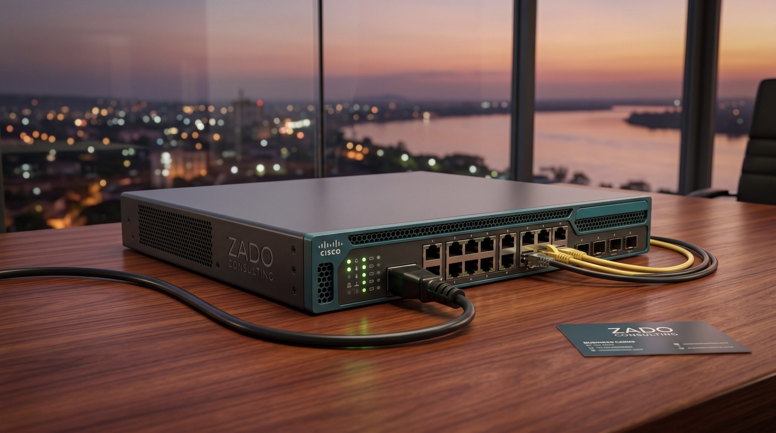 ZADO CONSULTING - Routeur Cisco RCA - Réseau Interconnexion Bangui