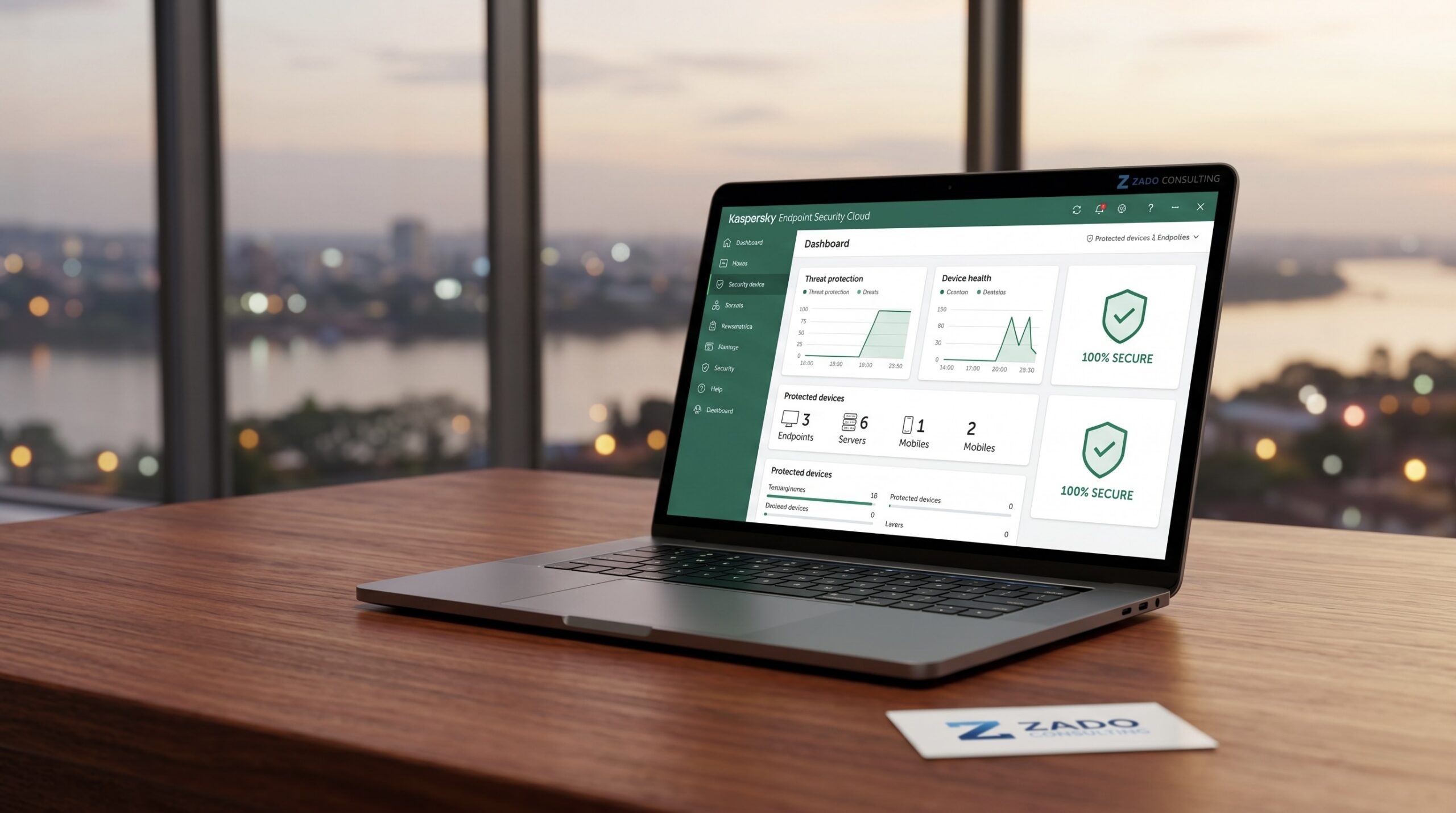 ZADO CONSULTING - Antivirus Kaspersky RCA - Cybersécurité Cloud Bangui