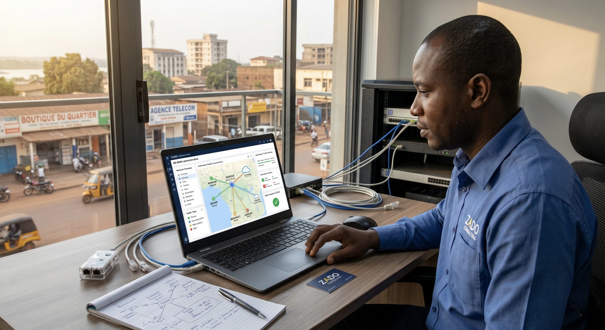 ZADO CONSULTING - Formation SD-WAN RCA - Cours Réseau Virtuel Bangui
