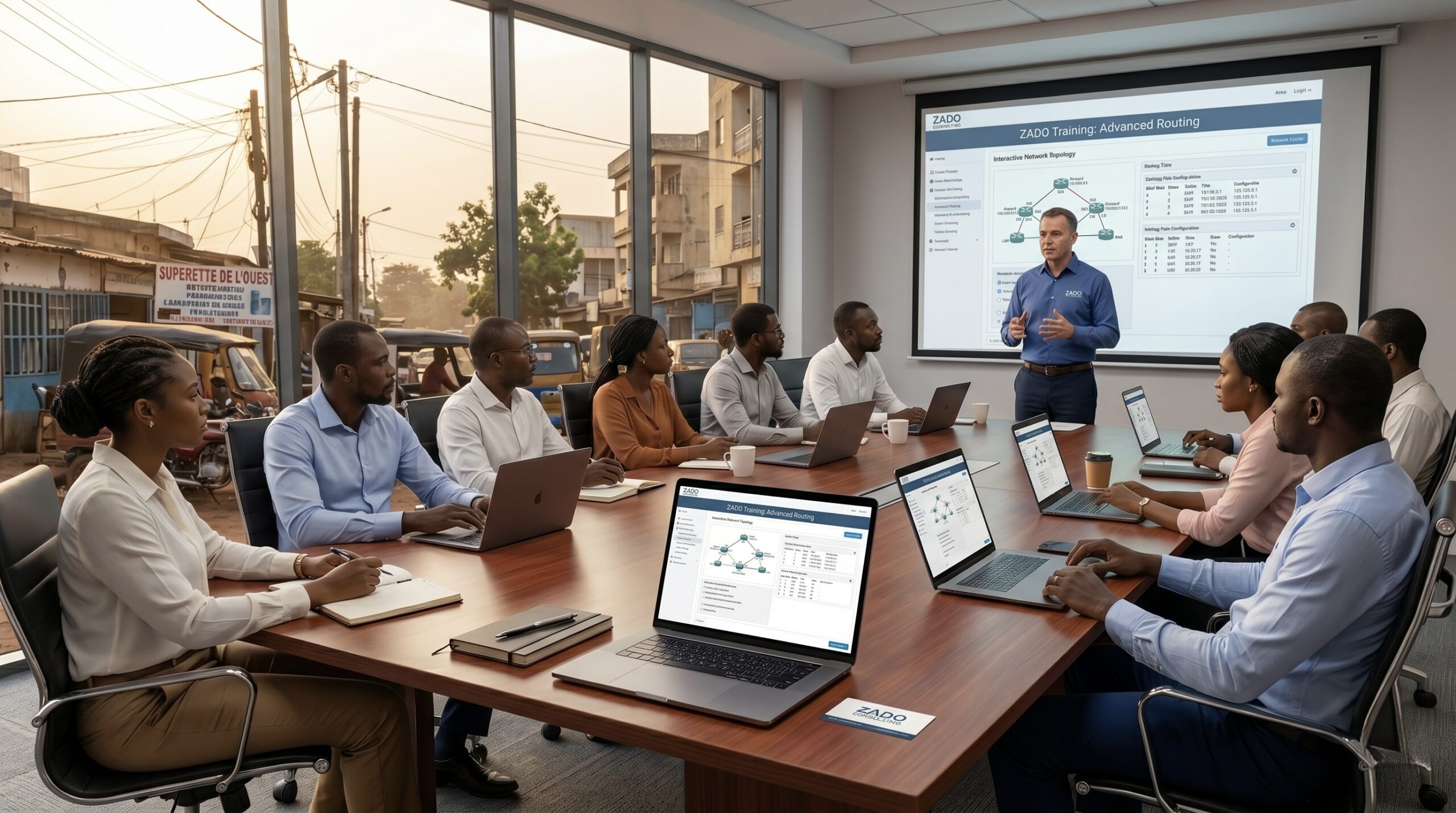 ZADO CONSULTING - Formation Routage Réseau RCA - Cours Réseaux Informatiques Bangui
